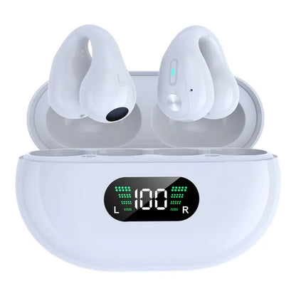 Wireless Earphones TWS Bluetooth Earbuds Hifi Bass Sport Open Ear Clip Headphones Earring Gaming Headset PK Ambie Sound Earcuffs